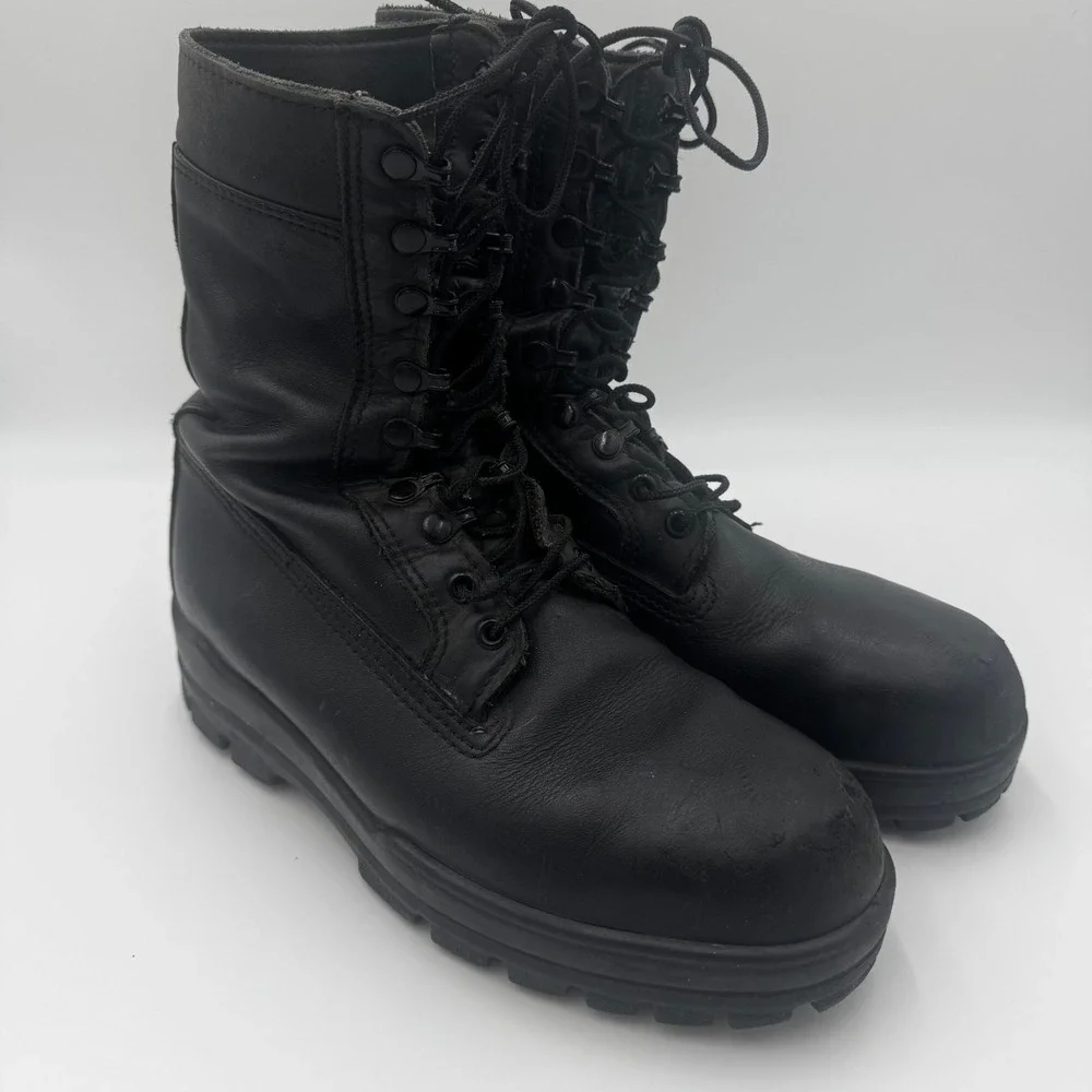 Bates DuraShocks Military Tactical Work Boots 10 M Black Leather E01621A